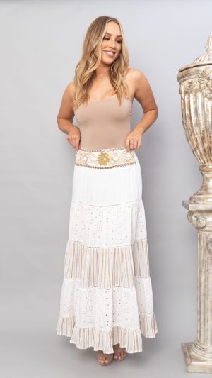 Lola Cotton Skirt - Meringue Edition