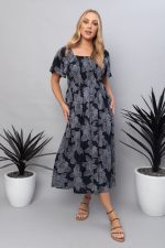 Slate Elegance Dress - Aries Edition