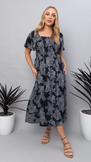 Slate Elegance Dress - Aries Edition