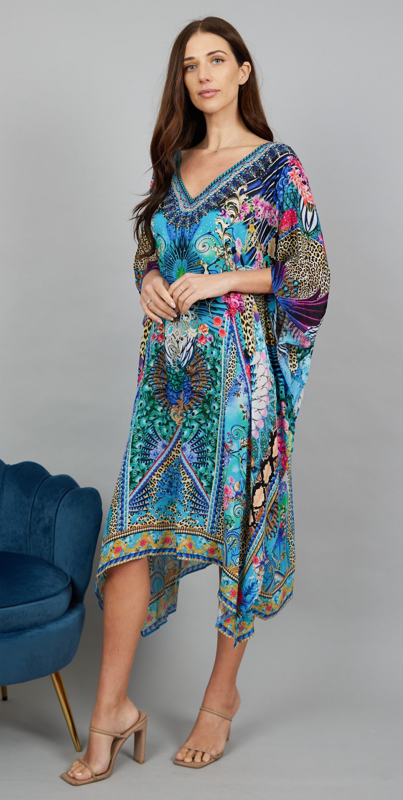 Opulent Ombré Kaftan