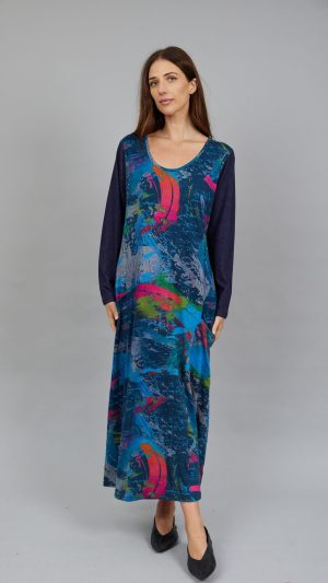 Tuli’s Cold Blues Dress