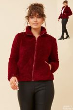 Winter Essential Jacket - Dark Red