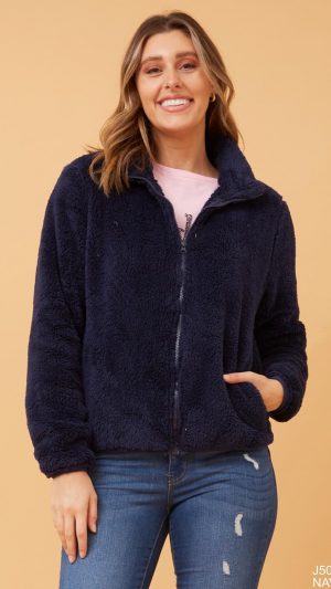Winter Essential Jacket - Navy Blue