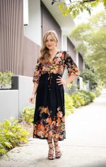 Dark Flowery Dress